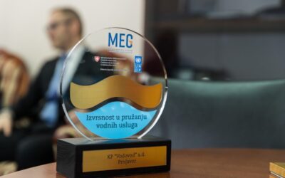 КП ,,Водовод” а.д. Прњавор добитник признања за успјешно завршену прву фазу МЕГ пројекта